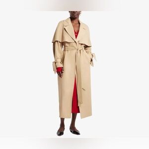 $229 MRSP Nordstrom x Harlem’s Row Harbison Stylish Tan Trench Coat size XXL